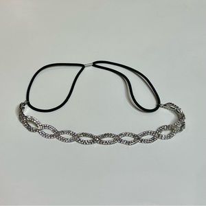 Silver Rhinestone Bridal Bride Wedding Day Hair Headband